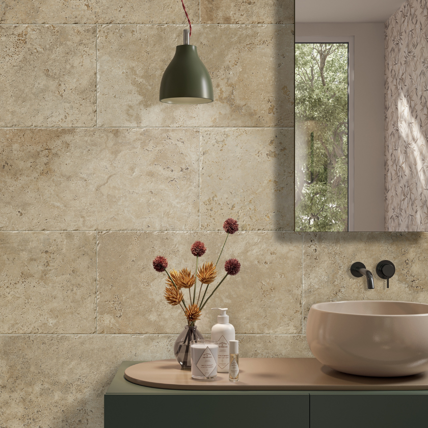 Travertijn Effect Travertine Effect Tiles – Tileflair