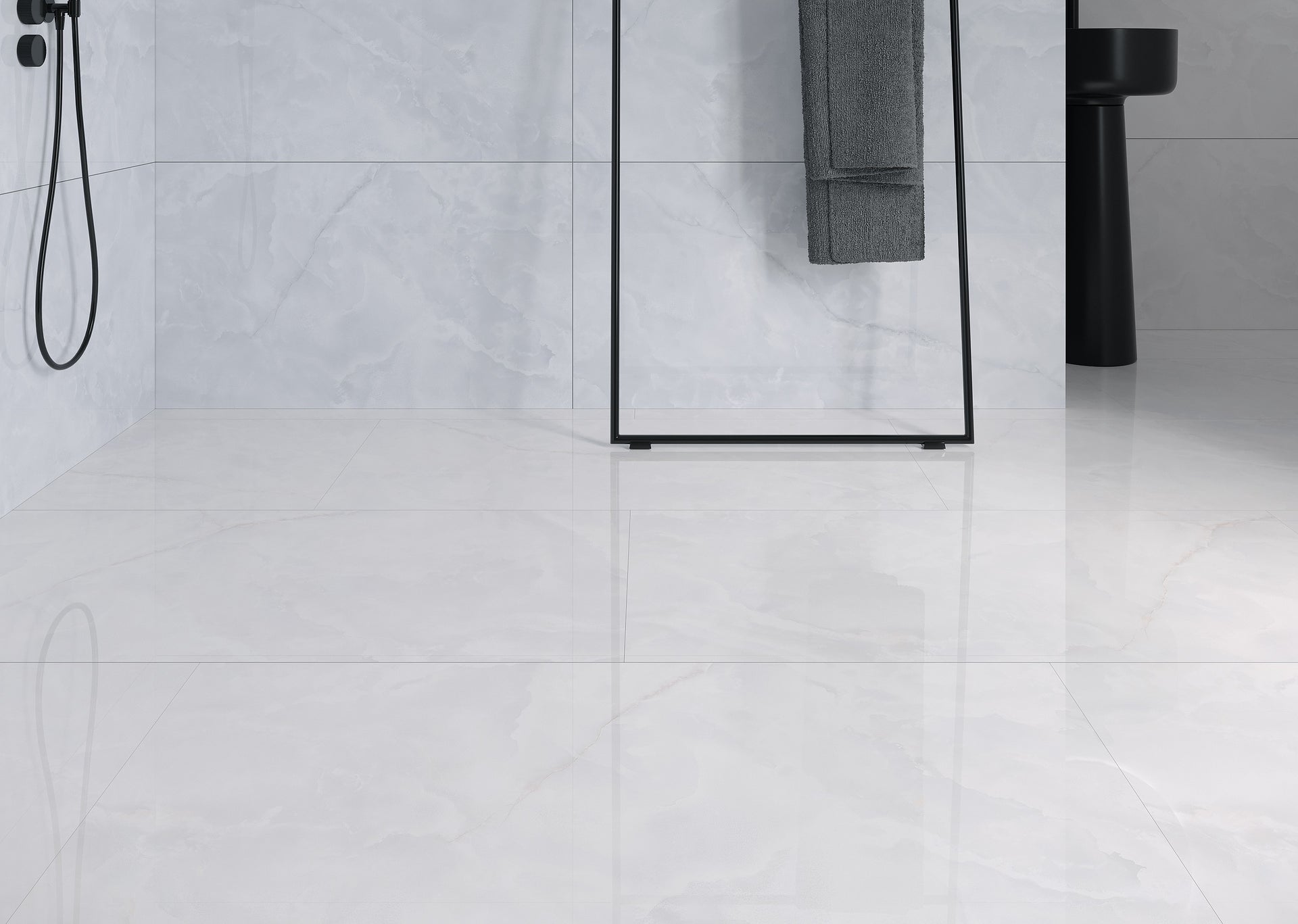 Blaisdon White 1200mm x 600mm Tile