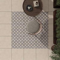 Bodrum Flower Decor 600mm x 600mm Outdoor 20mm Tile