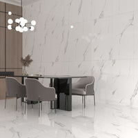 Firenze Statuario White Polished Tile 600 x 600mm