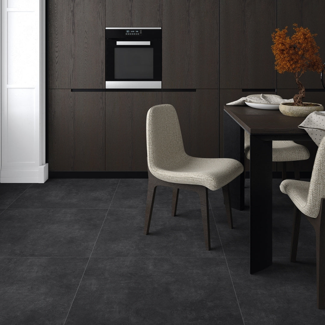 Bodrum Black 800 x 800mm Tile