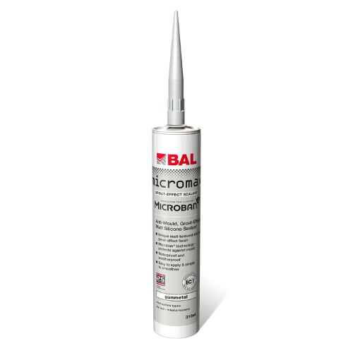 BAL Grout Effect Gunmetal Silicone Sealant