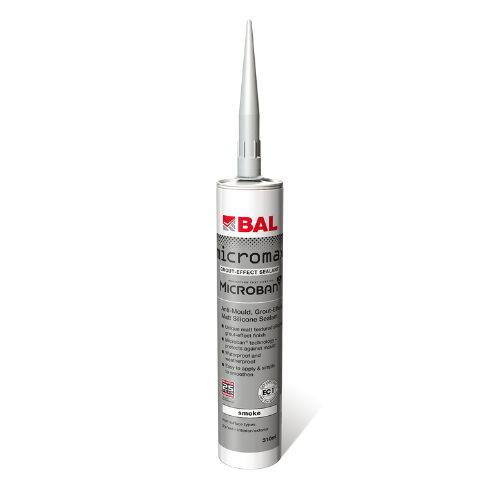 BAL Grout Effect Smoke Silicone Sealant