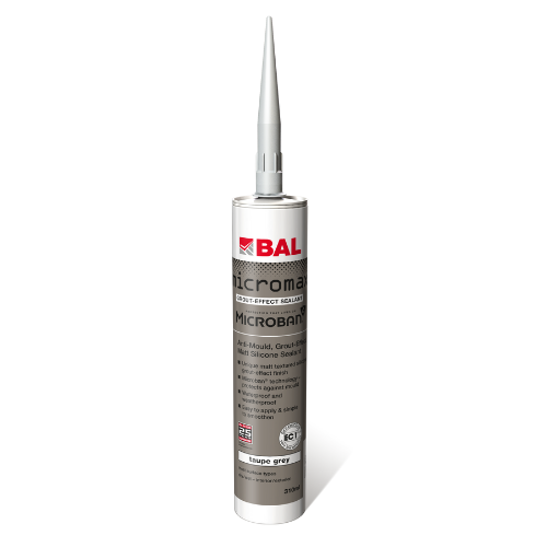 BAL Grout Effect Taupe Grey Silicone Sealant