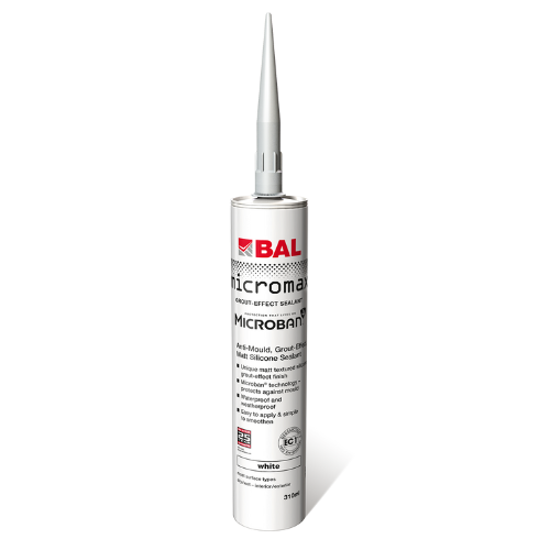 BAL Grout Effect White Silicone Sealant