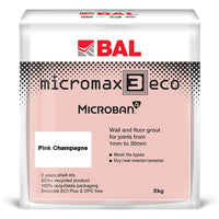 5kg BAL Micromax 3 Eco Pink Champagne Grout