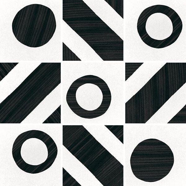 Art Black and White Balance Tile