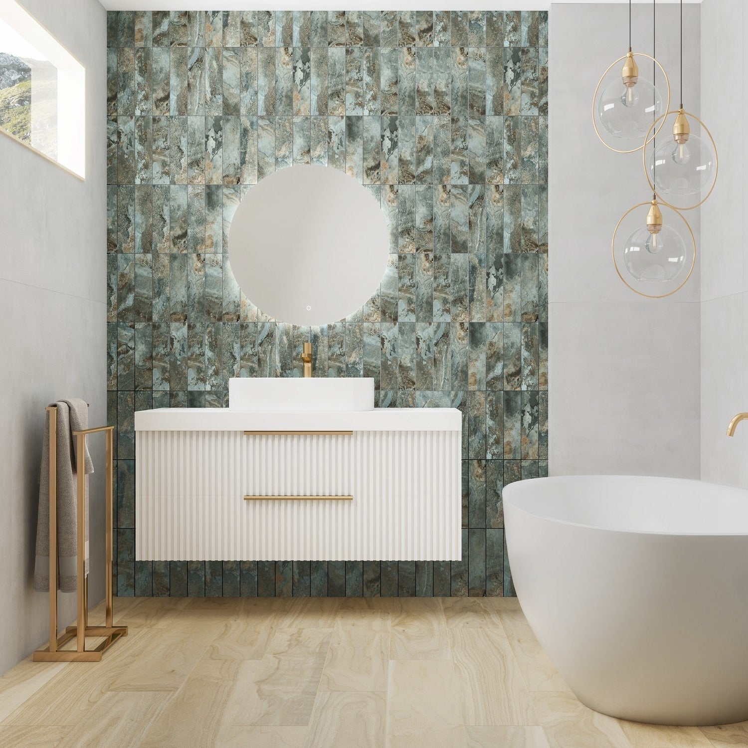 Cornwall Green Brick Tile