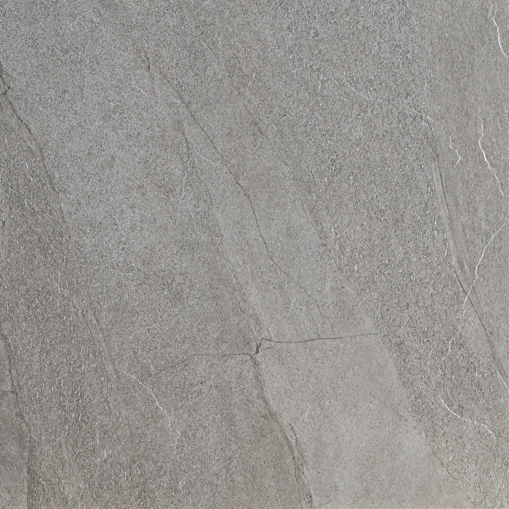 Close-up of gray stone tile with natural texture