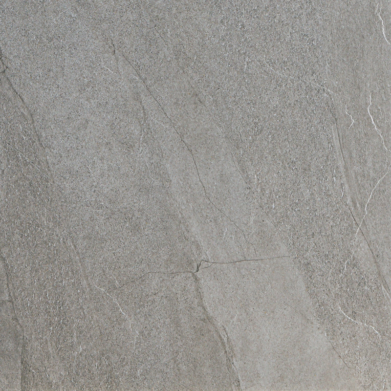 Close-up of gray stone tile with natural texture