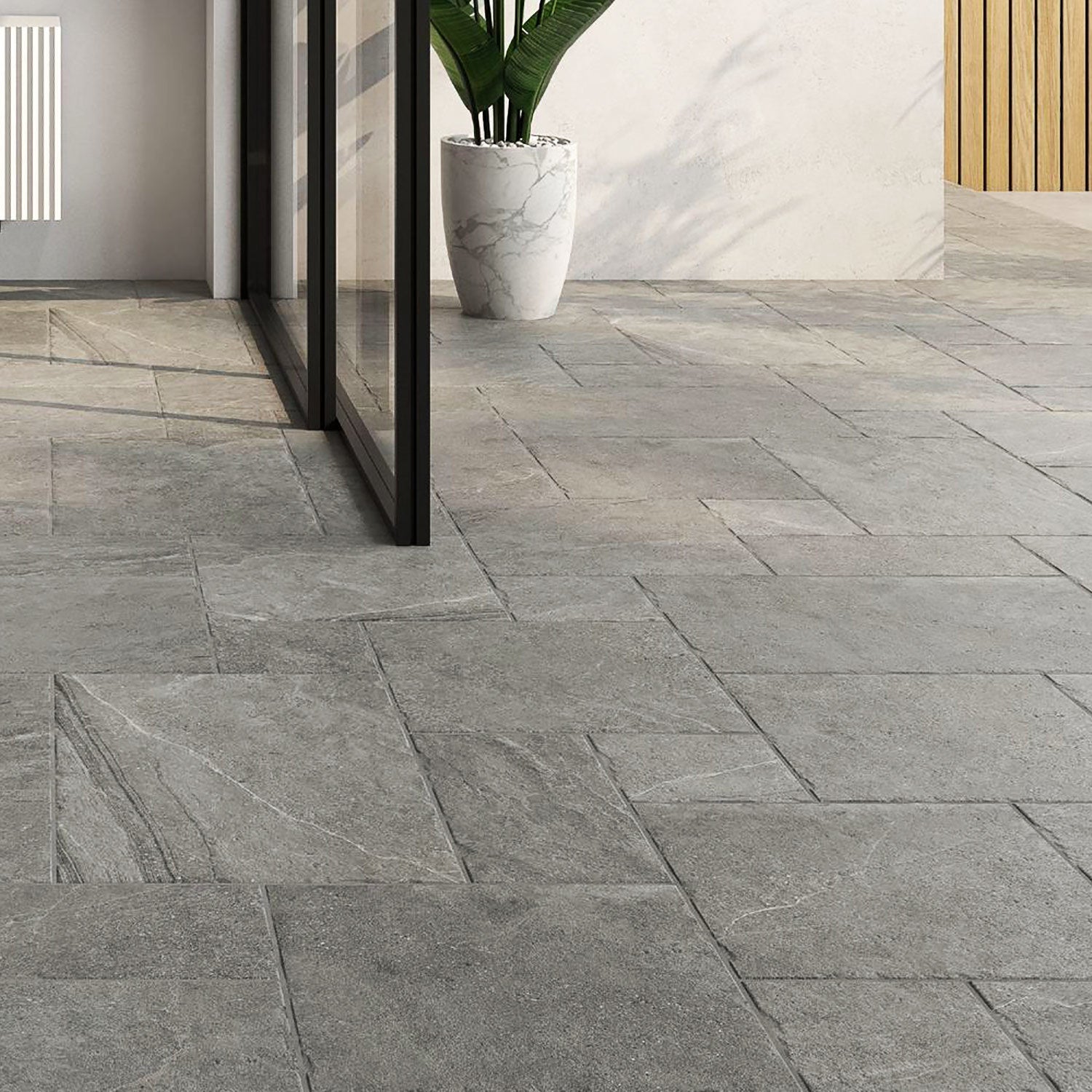 Dartmoor Grey Modular Tiles Box