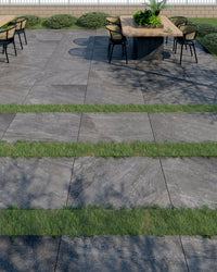 Headley Nero 900mm x 600mm Outdoor 20mm Tile