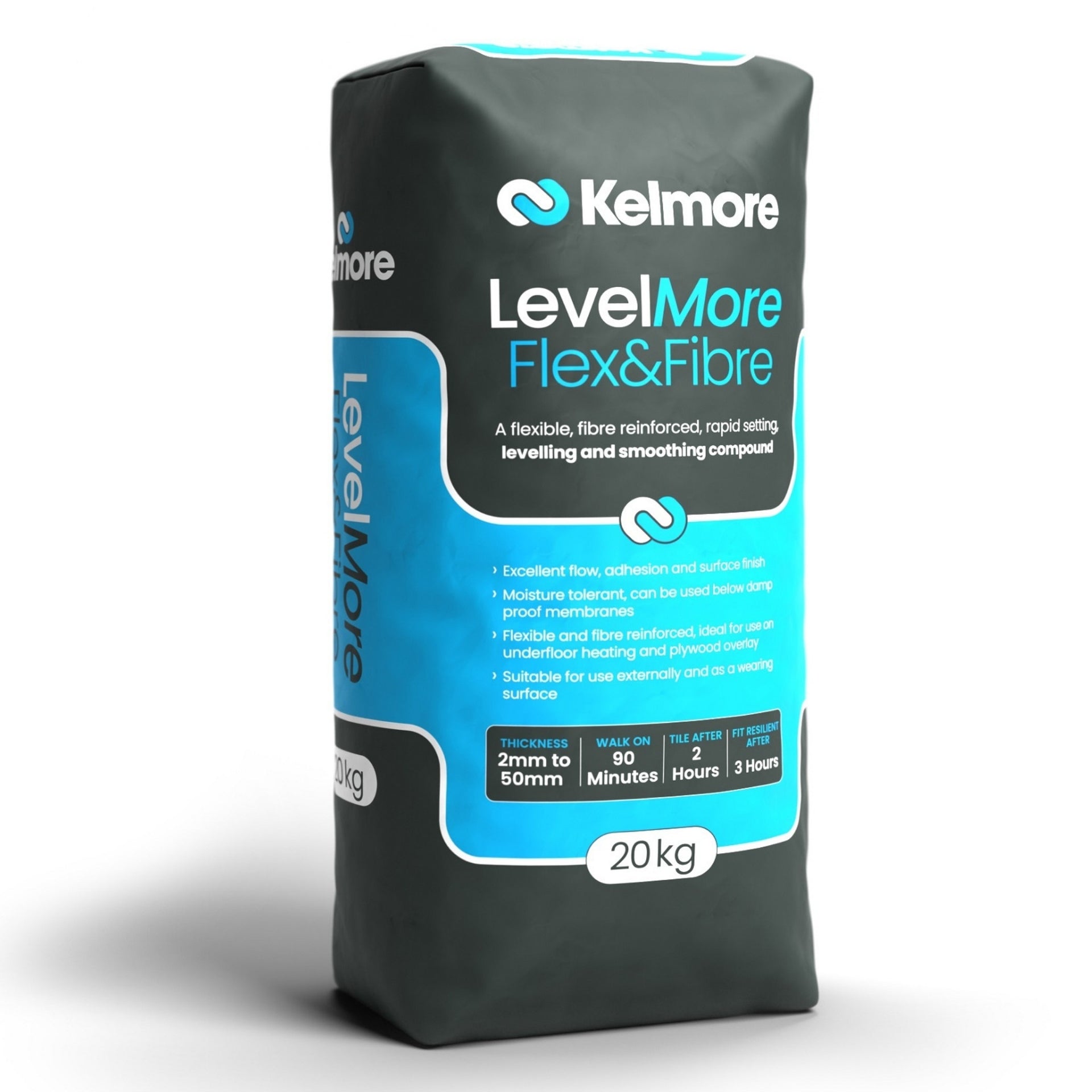 Kelmore 20kg LevelMore Flex & Fibre Self-Levelling Compound