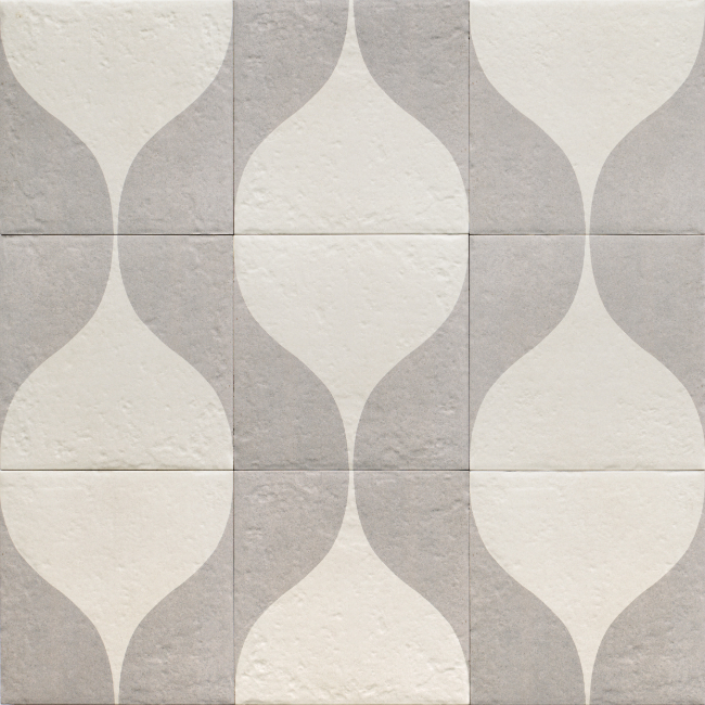 Liliana Grey Decor Tile