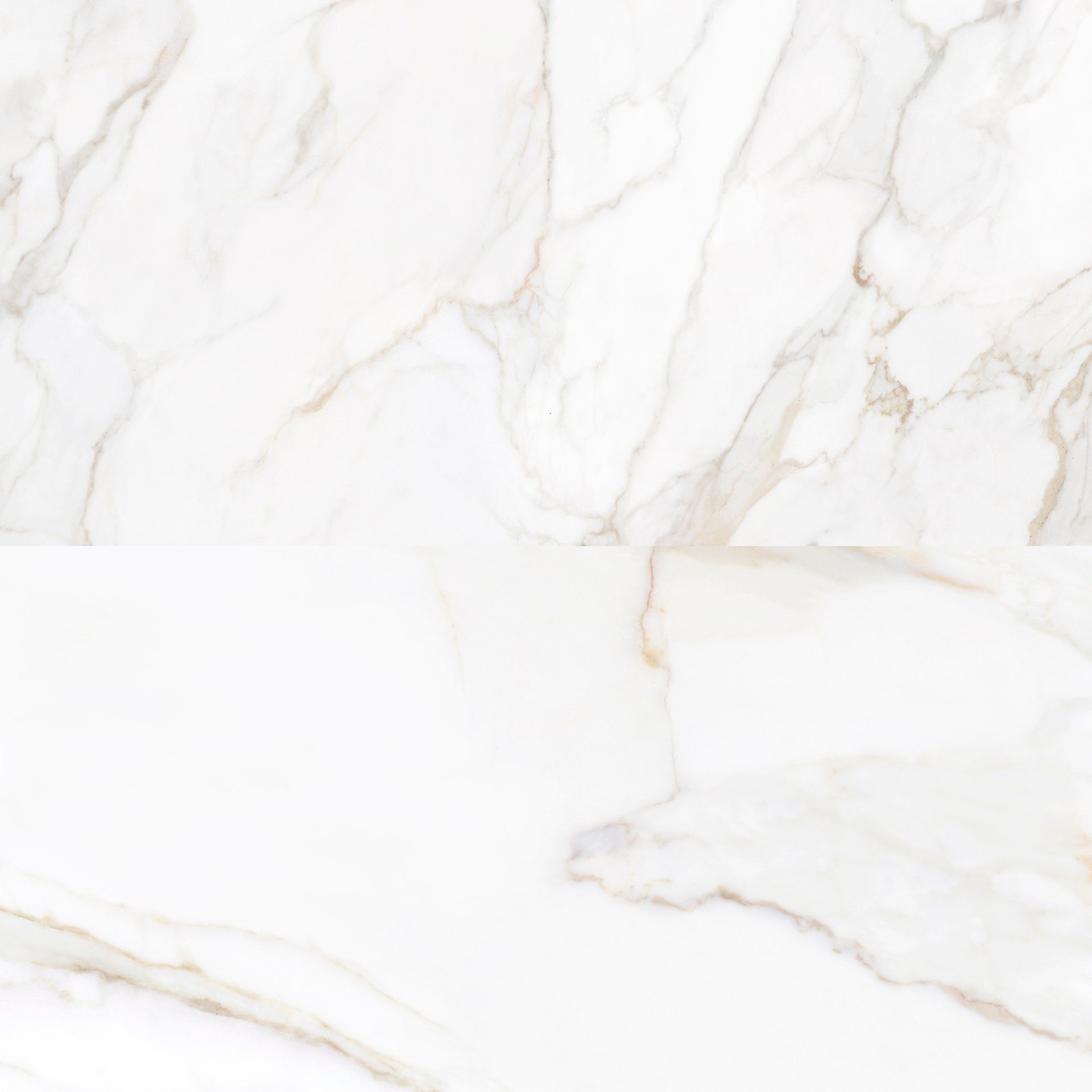 Close-up of Livorno white marble tiles with gold and grey patterns
