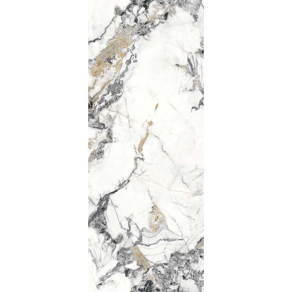 Olympus White Gold Matt Shower Panel