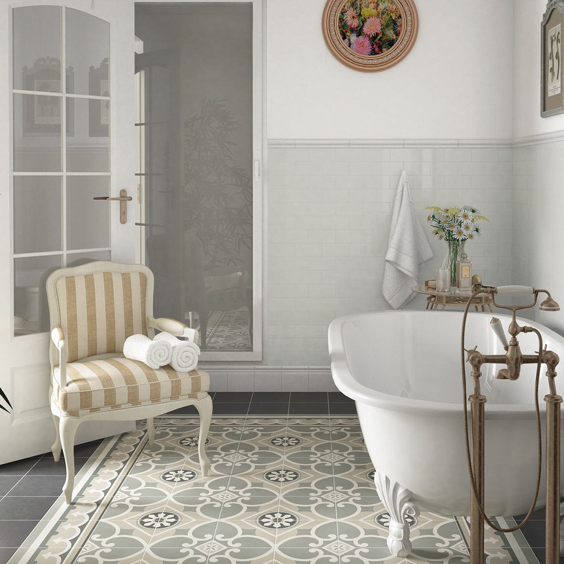 Pattern Chatelet Corner Tile