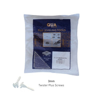 QUA Twister Plus Screw Bases 3mm (200 Pack)