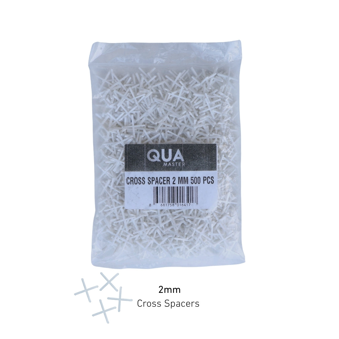 QUA Cross Spacers 2mm (500 Pack)