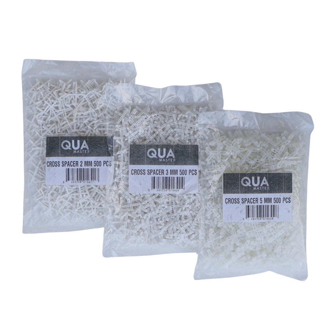 QUA Cross Spacers 2mm (500 Pack)