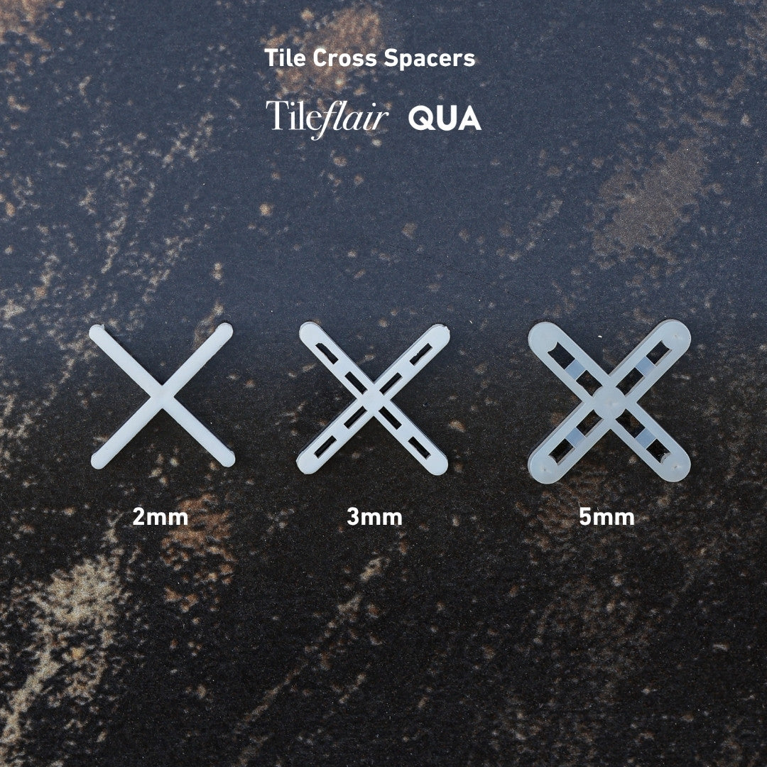 QUA Cross Spacers 2mm (500 Pack)