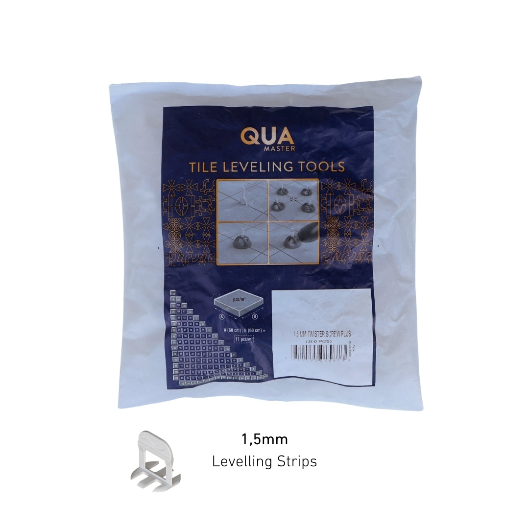 QUA Levelling Strips 1.5mm (200 Pack)
