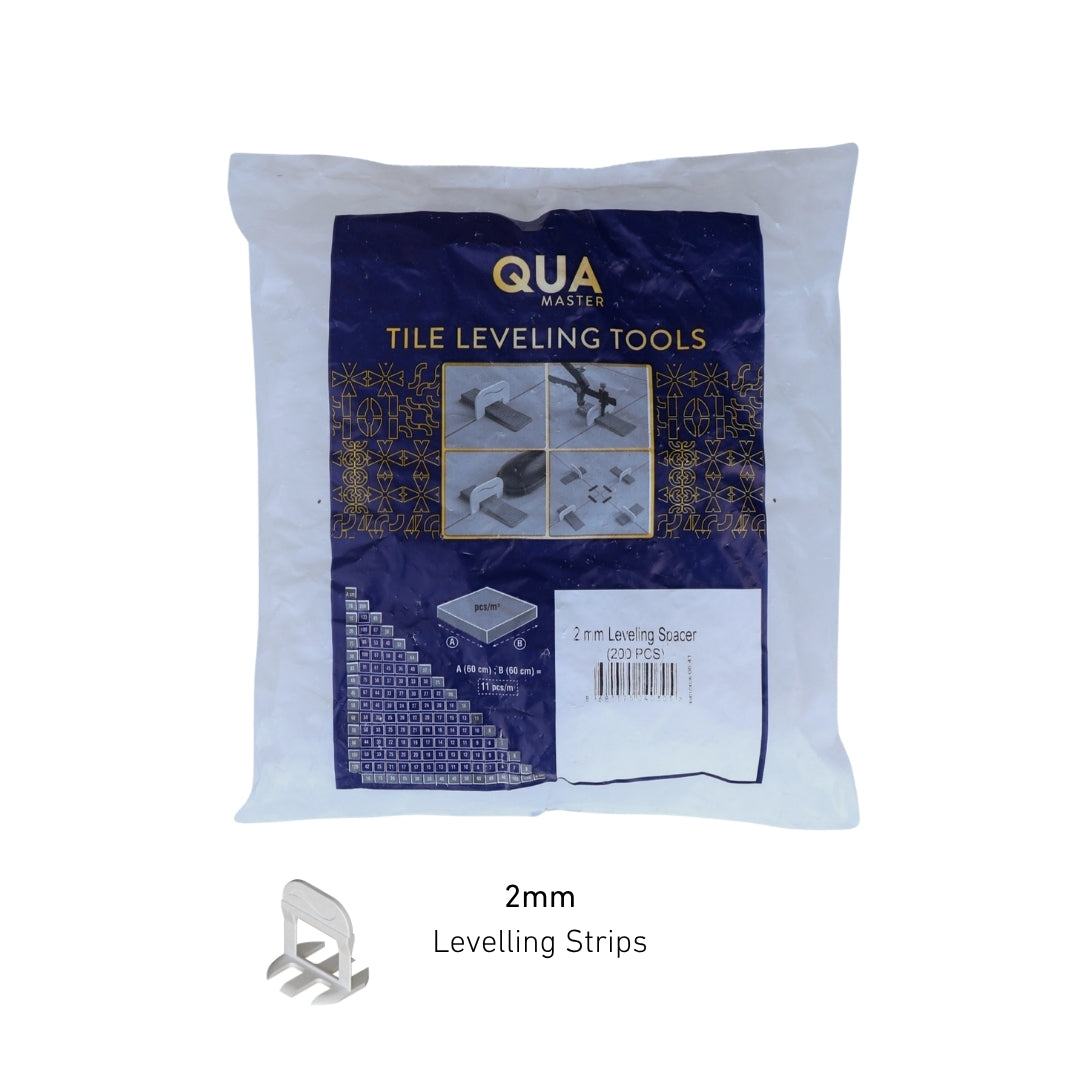 QUA Levelling Strips 2mm (200 Pack)