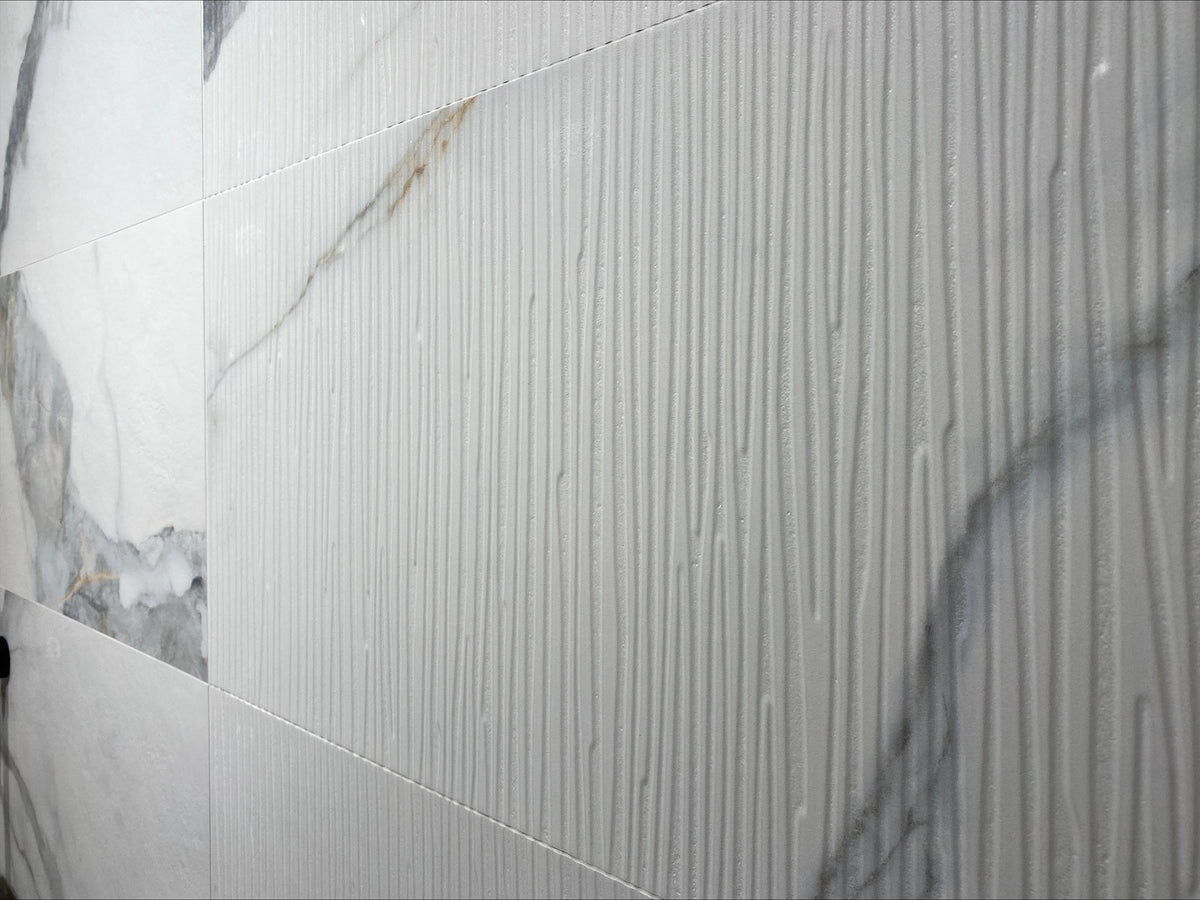 Illustration of Decorative Wall Tiles With Texture And Finish