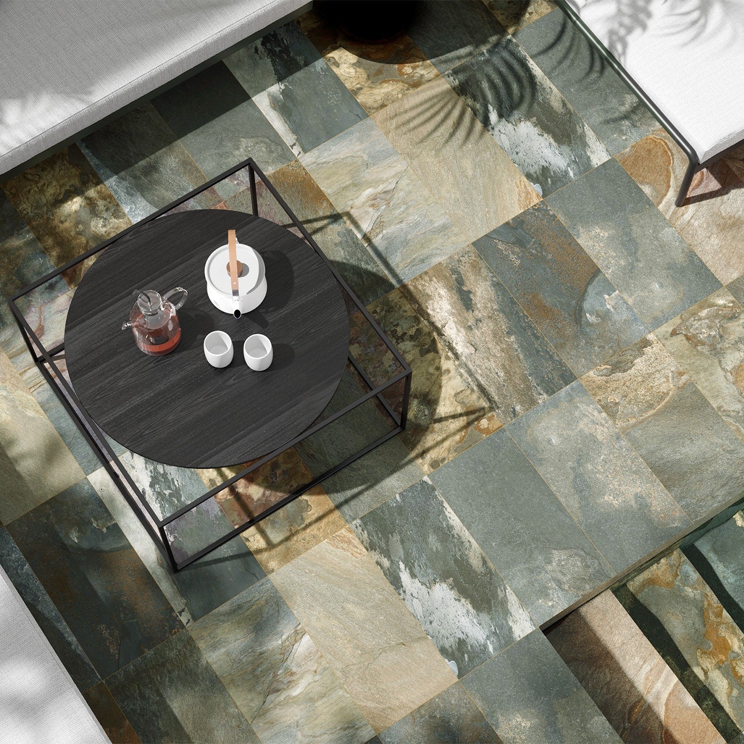 Rustic Multi Slate Tile – Tileflair