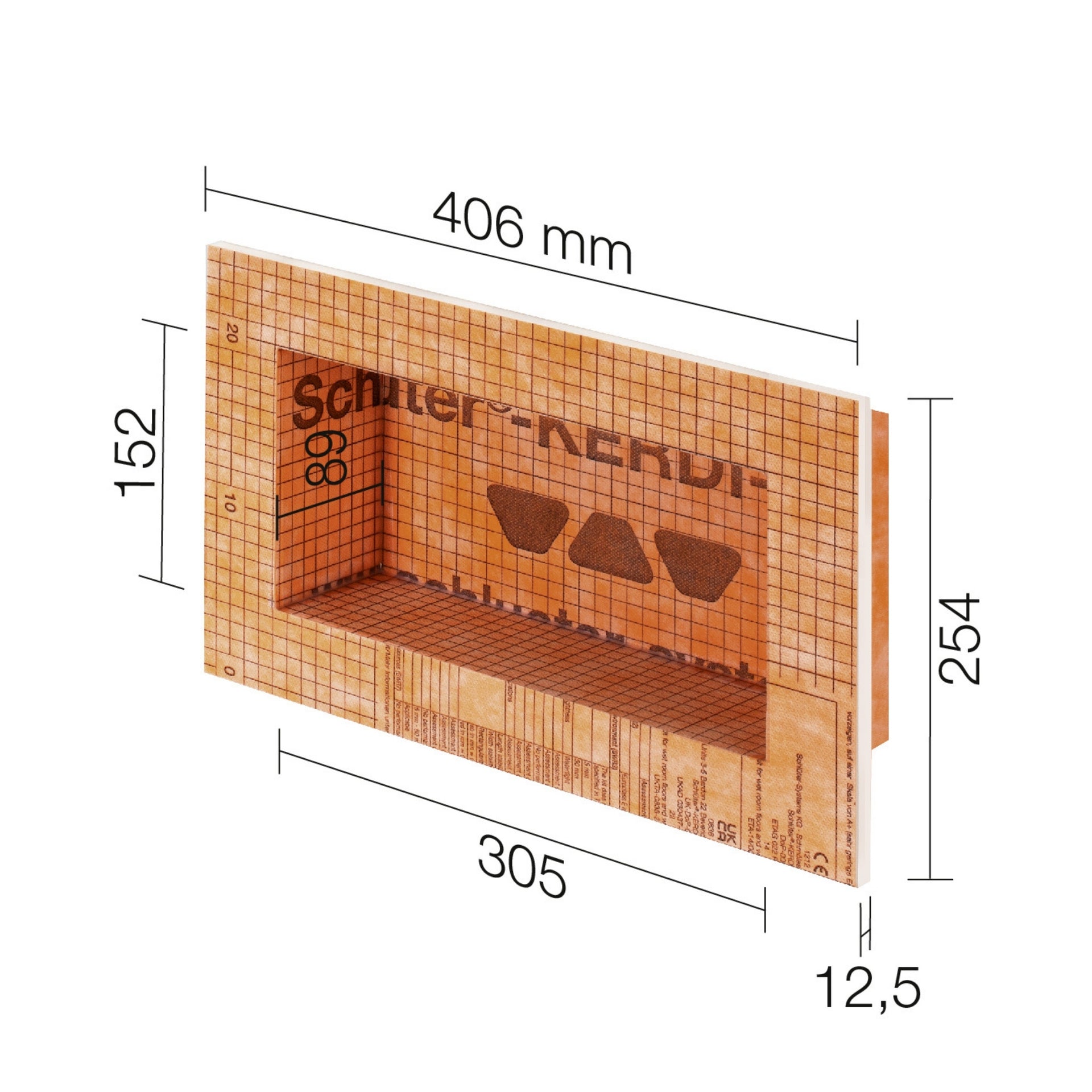 Schluter Niche 305x152mm