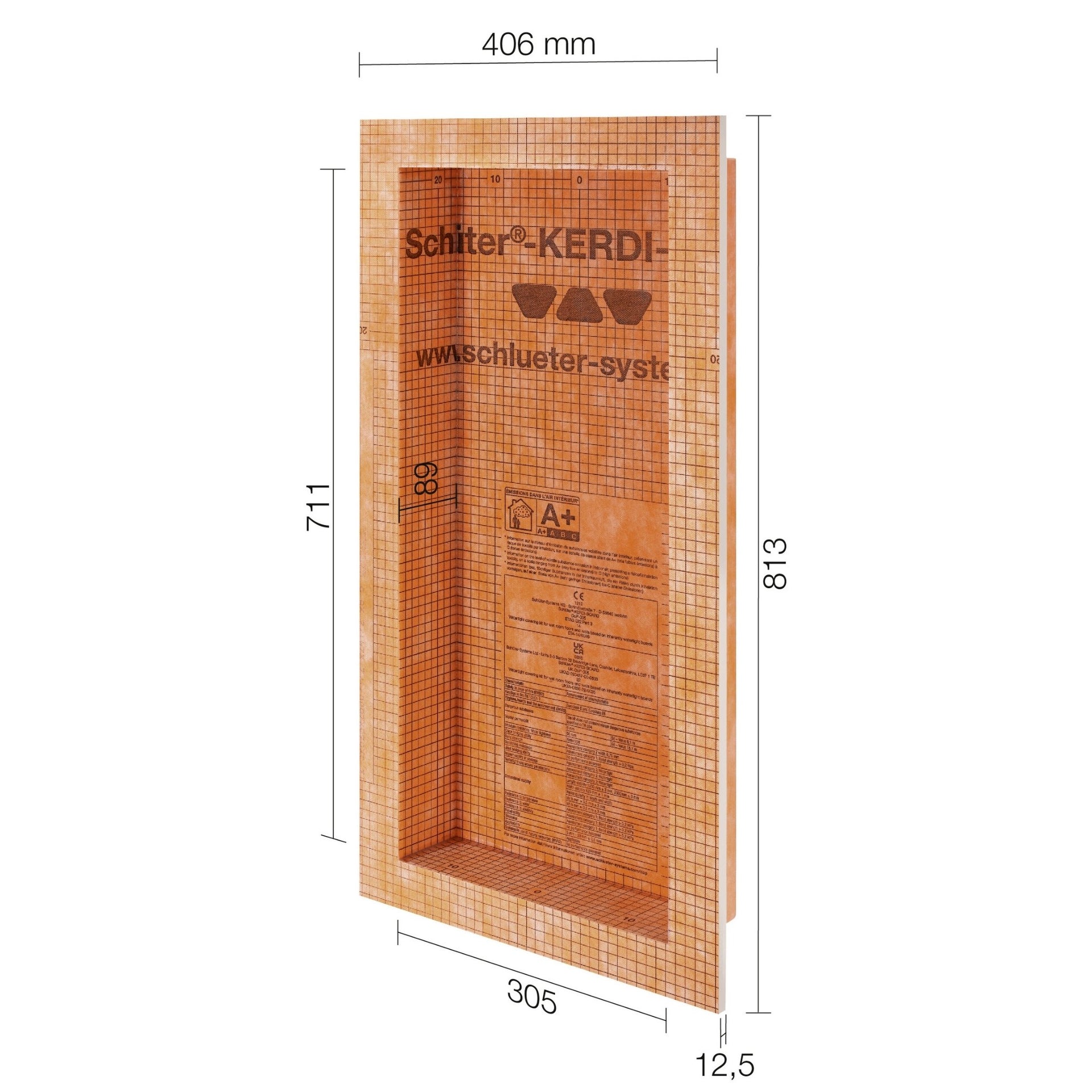 Schluter Niche 305x711mm