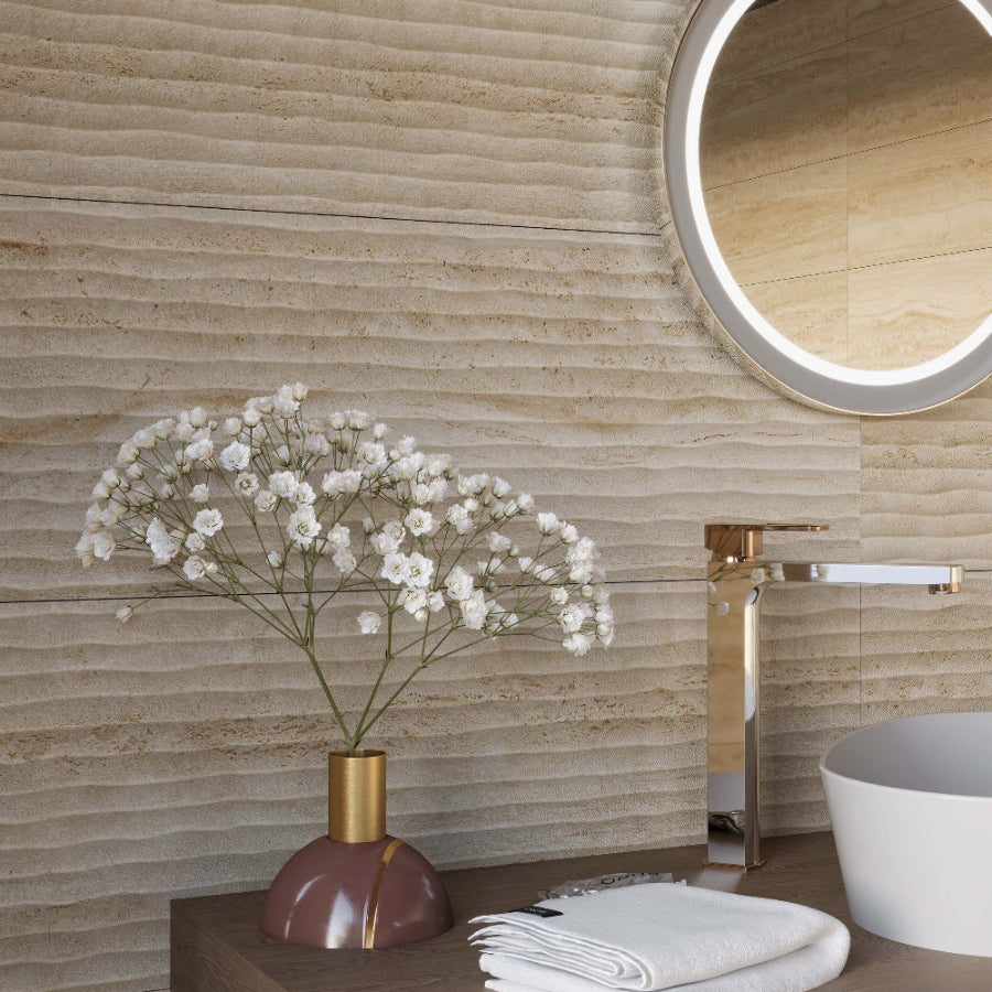 Sunstone Wave Decor Tile