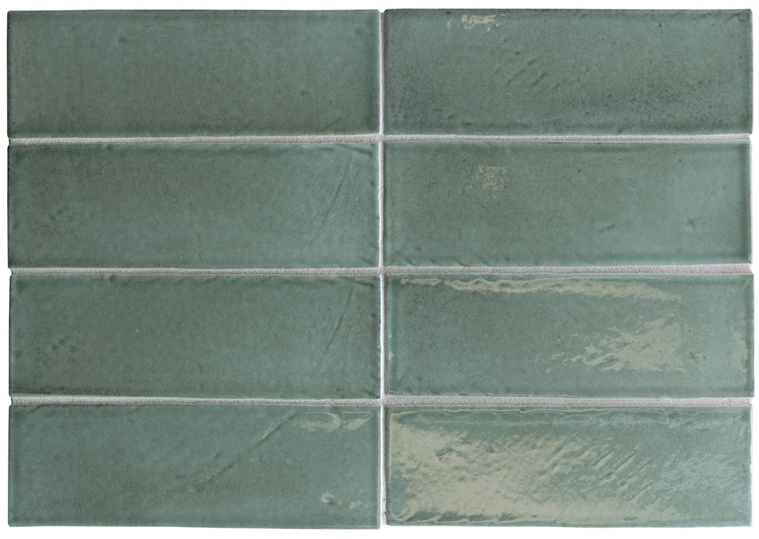 Eight blue tiles arranged in a 4x2 grid.