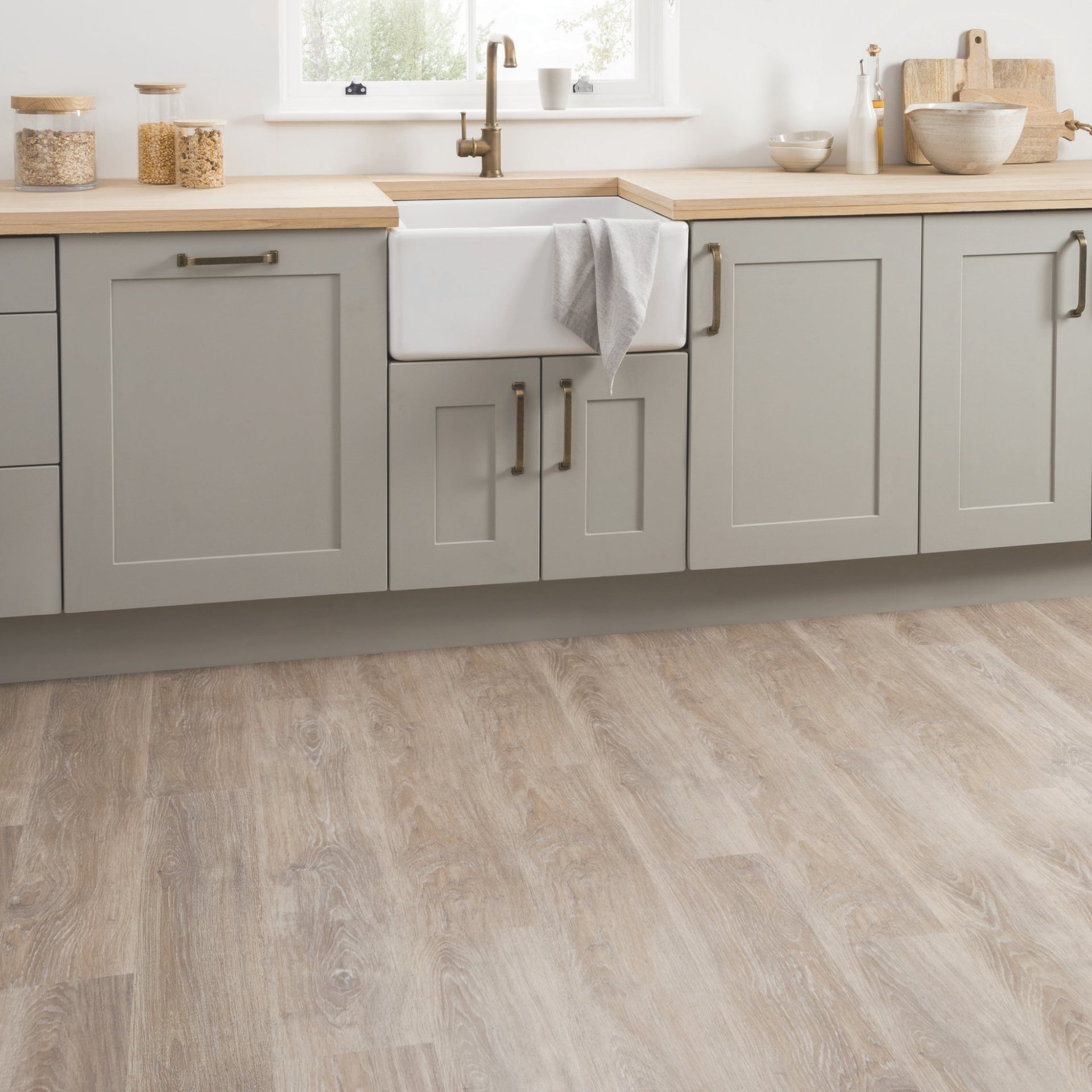 Arezzo Greige Oak LVT Pack