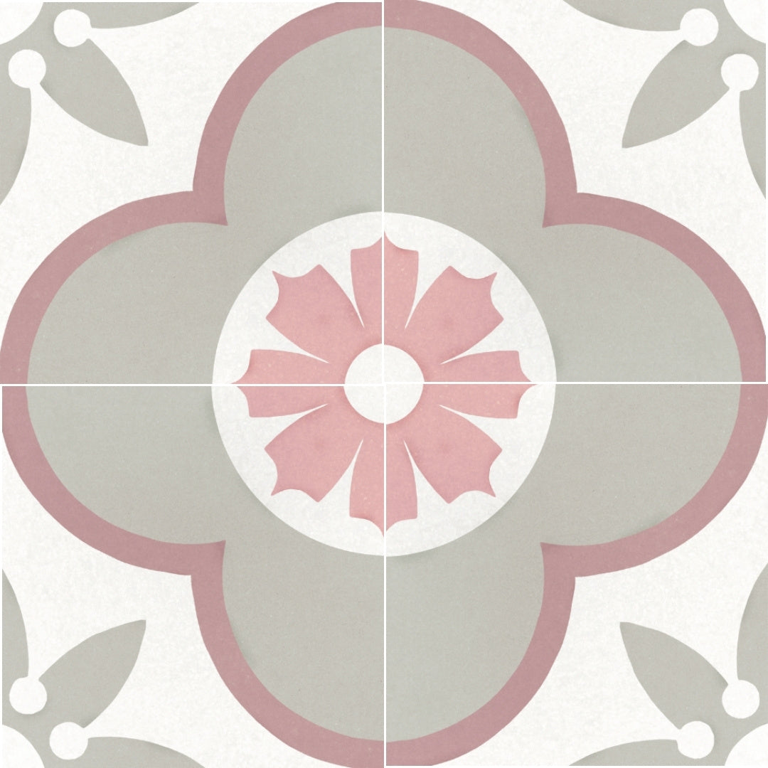 Art Pastels Flower Tile