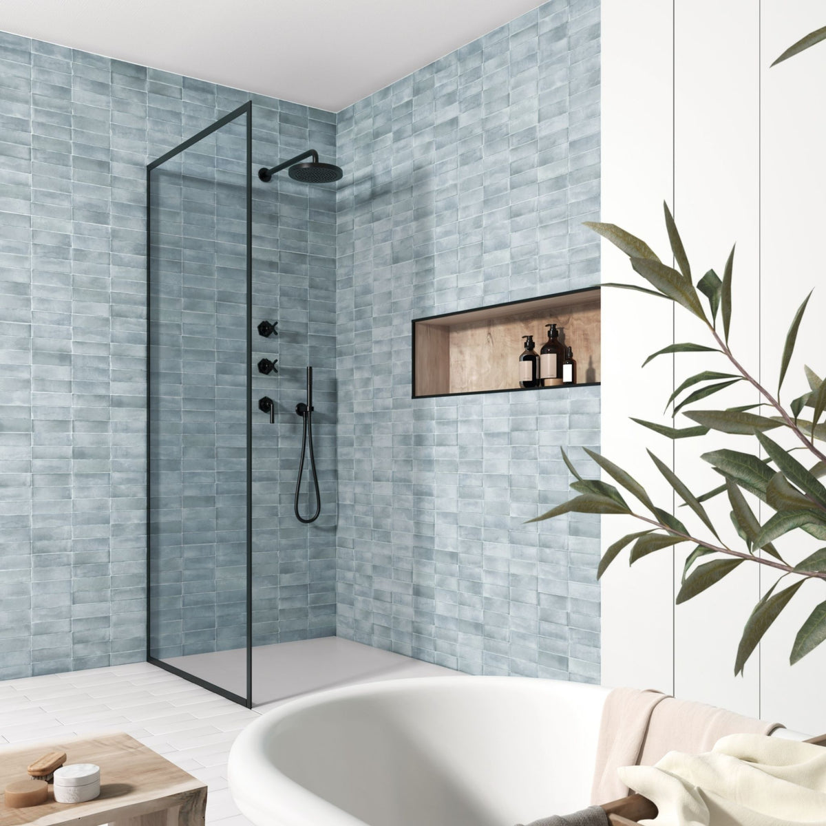 Aruba Seascape Blue Matt Tile