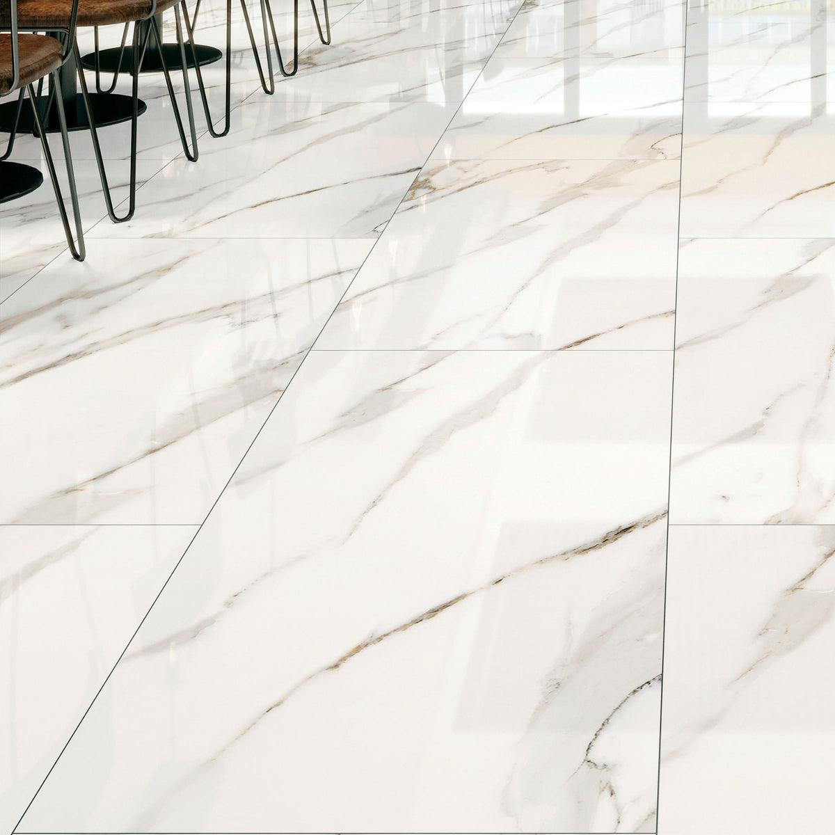 Bitton White Gold Marble Tile