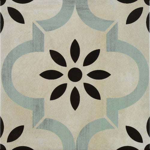 Bordeaux Chartres Patterned Tile