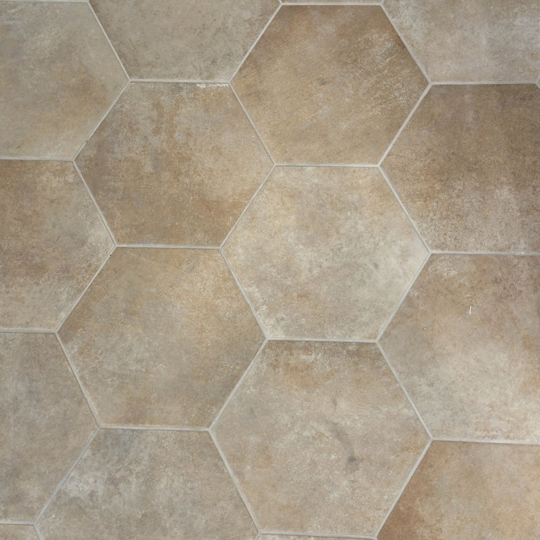 Crete Light Hexagon Tile