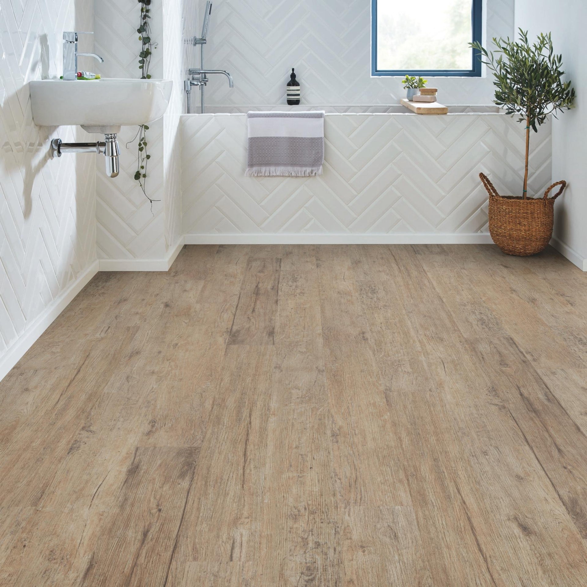 Domaso Taupe Oak LVT Pack