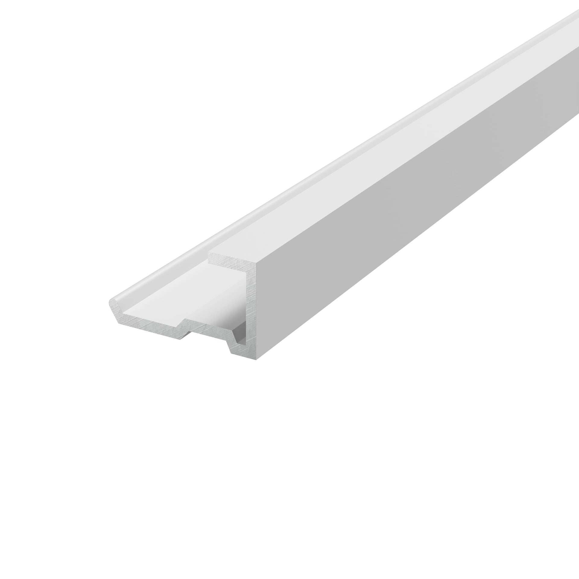 Shower Panel White End Trim