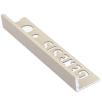 Genesis Aluminium Straight Edge Tile Trim Sandstone