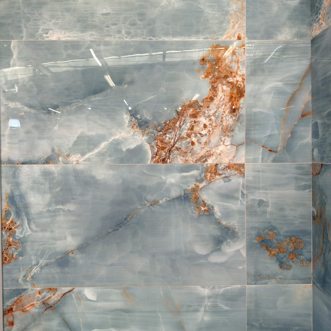 Firenze Blue Gold Polished Tile 1200 x 600mm