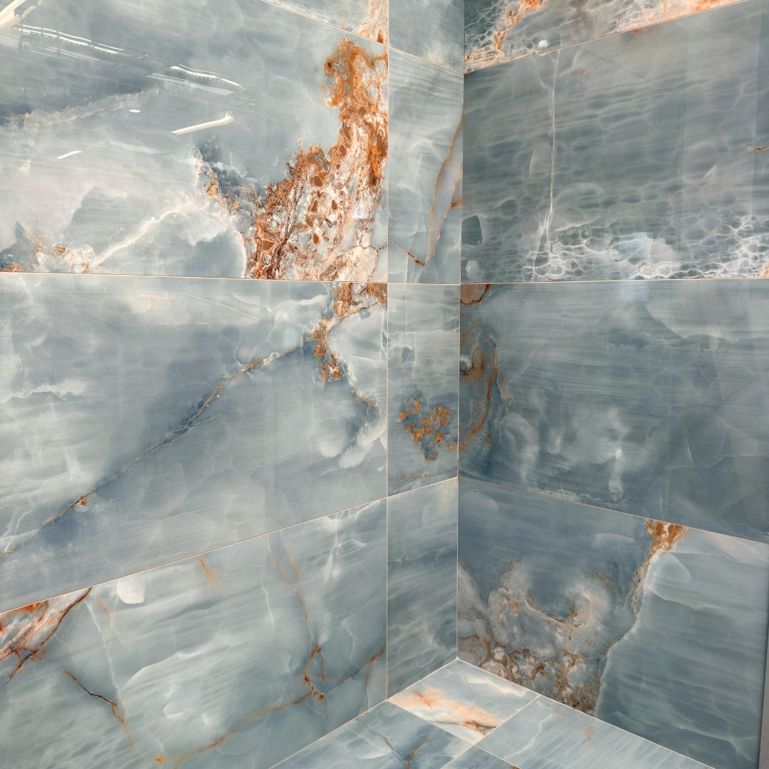 Firenze Blue Gold Polished Tile 1200 x 600mm
