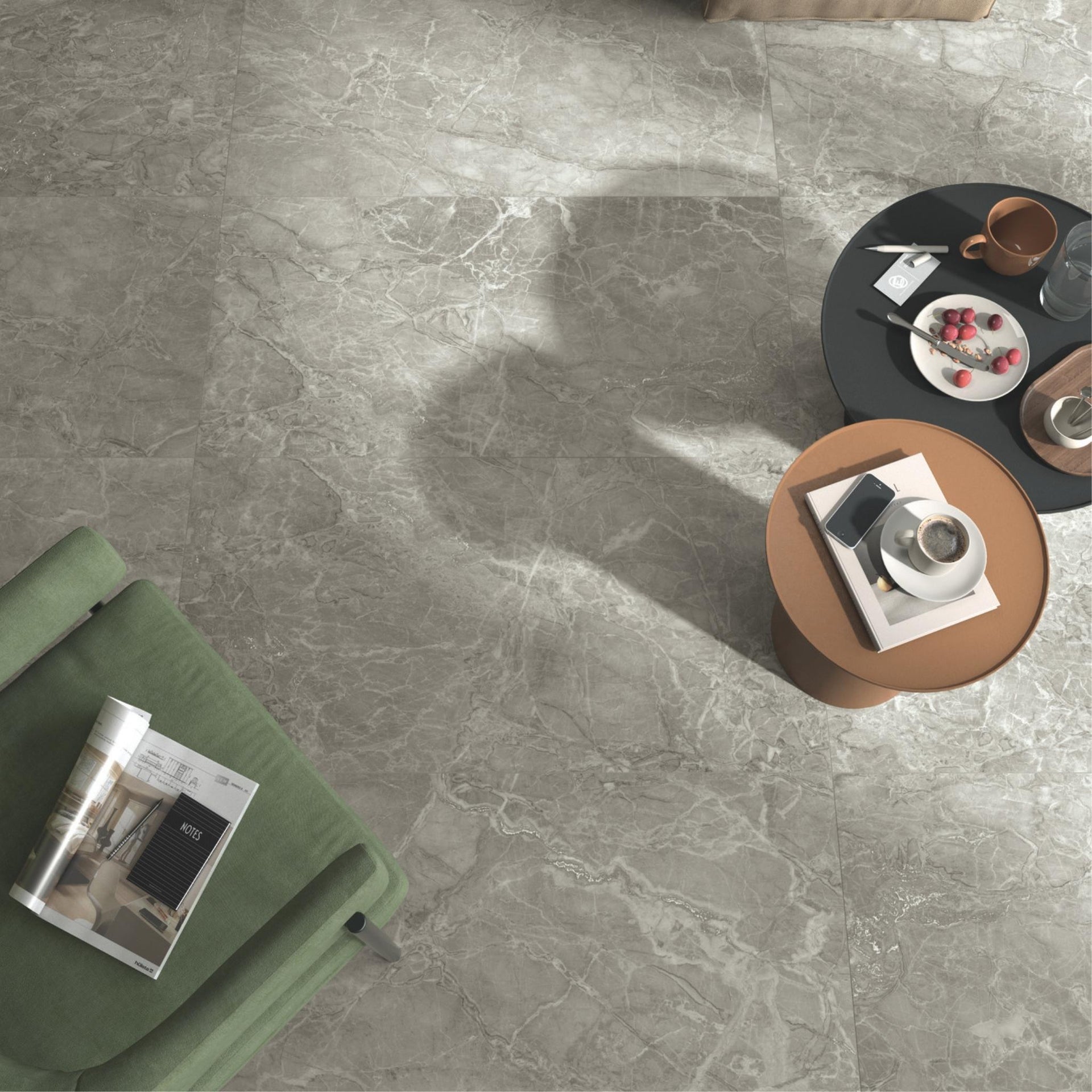 Firenze Gris Breche Grey Natural Tile