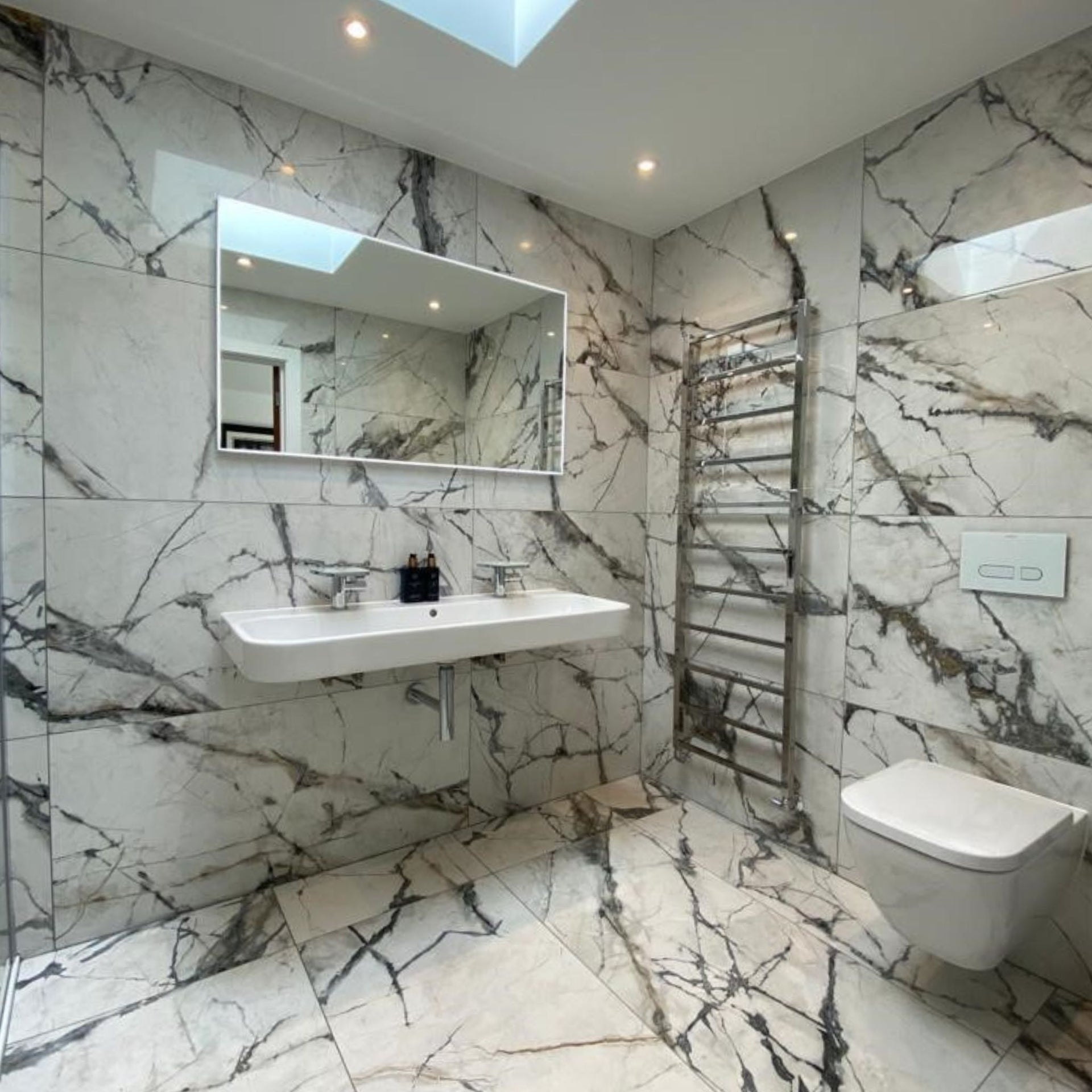 Firenze Invisible White Polished 1200 x 600mm Tile