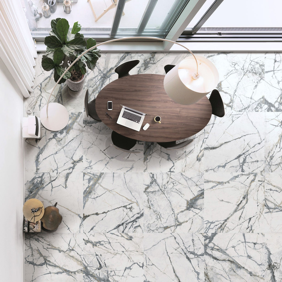 Firenze Invisible White Natural 1200 x 600mm Tile