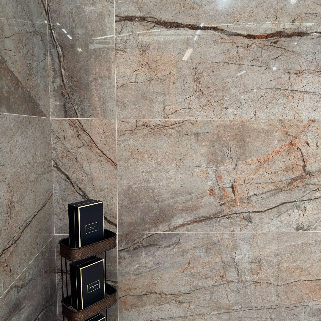 Firenze San Pedro Brown Polished Tile 1200 x 600mm