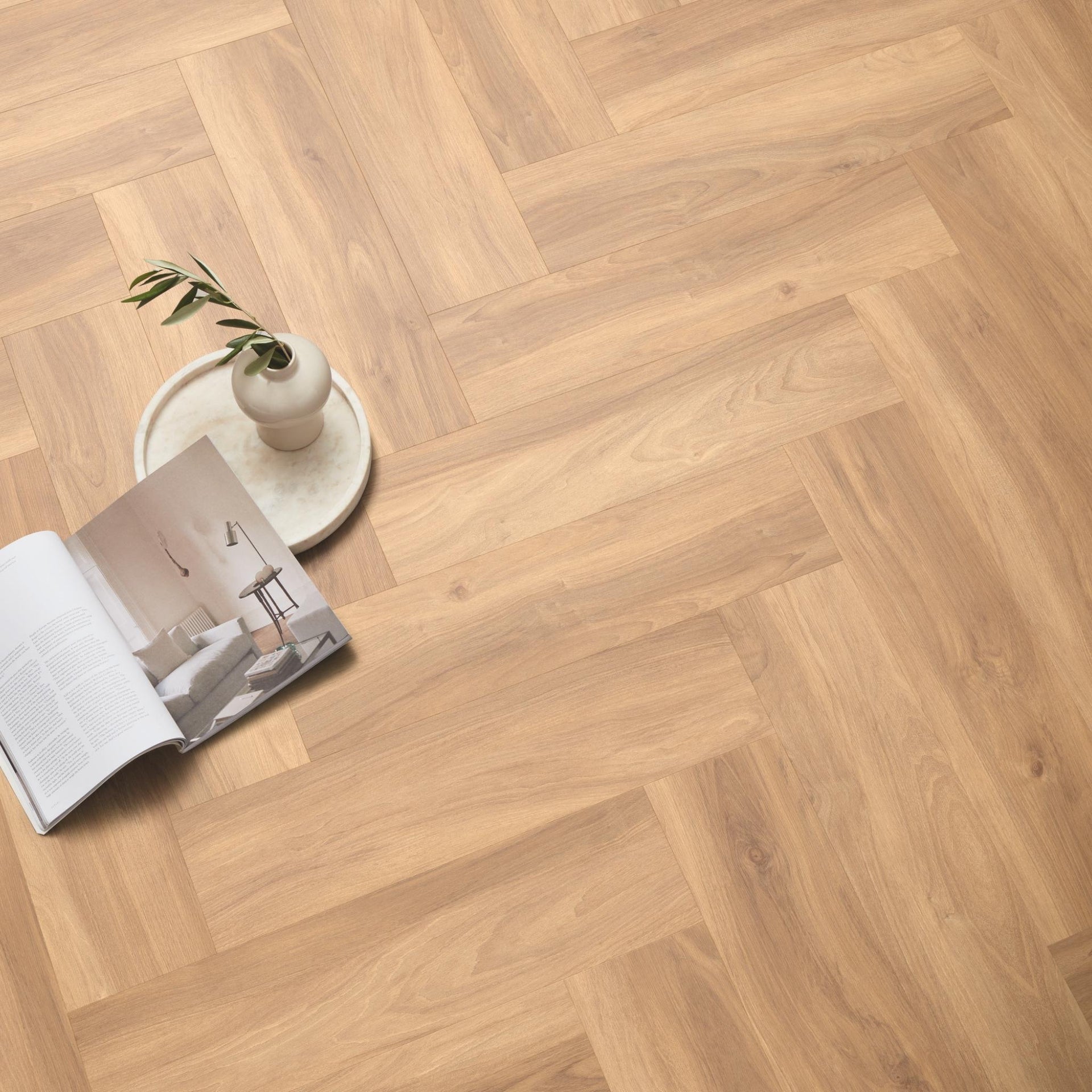 Genna Autumn Blend Oak Herringbone LVT Pack