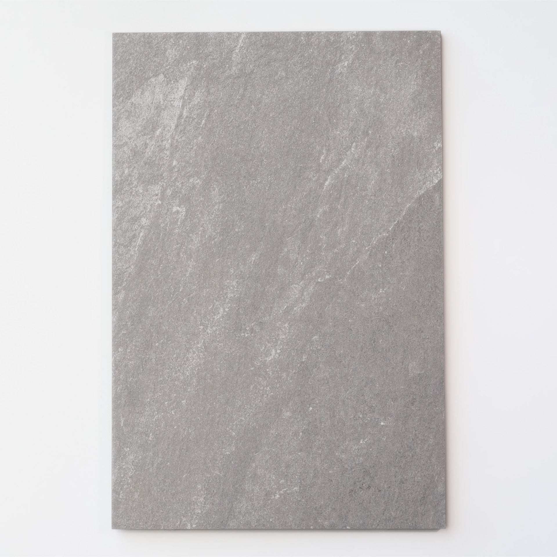 single tile image of Headley grey stone-effect tile